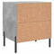 vidaXL Bedside Cabinet Concrete Grey 40x35x47.5 cm Engineered Wood