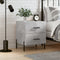 vidaXL Bedside Cabinet Concrete Grey 40x35x47.5 cm Engineered Wood