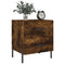 vidaXL Bedside Cabinet Smoked Oak 40x35x47.5 cm Engineered Wood