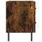 vidaXL Bedside Cabinet Smoked Oak 40x35x47.5 cm Engineered Wood