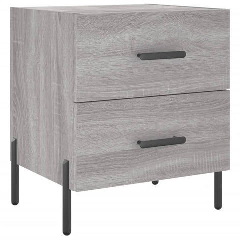 vidaXL Bedside Cabinets 2 pcs Grey Sonoma 40x35x47.5 cm Engineered Wood