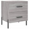 vidaXL Bedside Cabinets 2 pcs Grey Sonoma 40x35x47.5 cm Engineered Wood