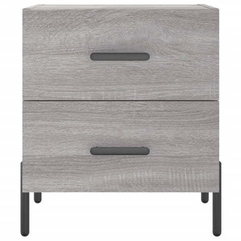 vidaXL Bedside Cabinets 2 pcs Grey Sonoma 40x35x47.5 cm Engineered Wood