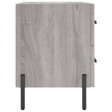 vidaXL Bedside Cabinets 2 pcs Grey Sonoma 40x35x47.5 cm Engineered Wood