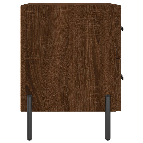 vidaXL Bedside Cabinets 2 pcs Brown Oak 40x35x47.5 cm Engineered Wood