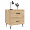 vidaXL Bedside Cabinet Sonoma Oak 40x35x47.5 cm Engineered Wood