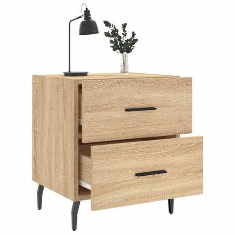 vidaXL Bedside Cabinet Sonoma Oak 40x35x47.5 cm Engineered Wood