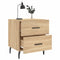 vidaXL Bedside Cabinet Sonoma Oak 40x35x47.5 cm Engineered Wood