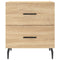 vidaXL Bedside Cabinet Sonoma Oak 40x35x47.5 cm Engineered Wood