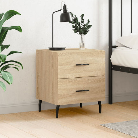 vidaXL Bedside Cabinet Sonoma Oak 40x35x47.5 cm Engineered Wood