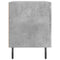 vidaXL Bedside Cabinet Concrete Grey 40x35x47.5 cm Engineered Wood
