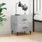 vidaXL Bedside Cabinet Concrete Grey 40x35x47.5 cm Engineered Wood