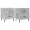 vidaXL Bedside Cabinets 2 pcs Concrete Grey 40x35x47.5 cm Engineered Wood