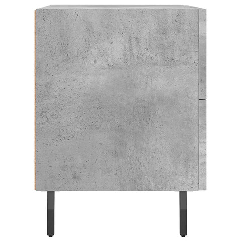 vidaXL Bedside Cabinets 2 pcs Concrete Grey 40x35x47.5 cm Engineered Wood