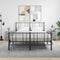 vidaXL Bedside Cabinets 2 pcs Concrete Grey 40x35x47.5 cm Engineered Wood
