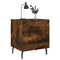 vidaXL Bedside Cabinet Smoked Oak 40x35x47.5 cm Engineered Wood