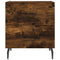vidaXL Bedside Cabinet Smoked Oak 40x35x47.5 cm Engineered Wood