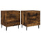 vidaXL Bedside Cabinets 2 pcs Smoked Oak 40x35x47.5 cm Engineered Wood