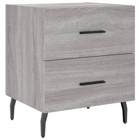 vidaXL Bedside Cabinet Grey Sonoma 40x35x47.5 cm Engineered Wood