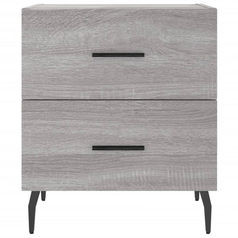 vidaXL Bedside Cabinet Grey Sonoma 40x35x47.5 cm Engineered Wood
