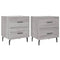vidaXL Bedside Cabinets 2 pcs Grey Sonoma 40x35x47.5 cm Engineered Wood