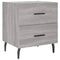 vidaXL Bedside Cabinets 2 pcs Grey Sonoma 40x35x47.5 cm Engineered Wood
