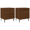 vidaXL Bedside Cabinets 2 pcs Brown Oak 40x35x47.5 cm Engineered Wood