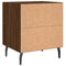 vidaXL Bedside Cabinets 2 pcs Brown Oak 40x35x47.5 cm Engineered Wood