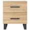 vidaXL Bedside Cabinet Sonoma Oak 40x35x47.5 cm Engineered Wood