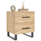 vidaXL Bedside Cabinets 2 pcs Sonoma Oak 40x35x47.5 cm Engineered Wood