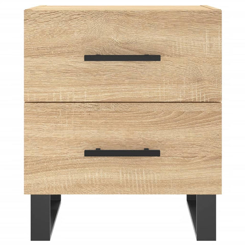 vidaXL Bedside Cabinets 2 pcs Sonoma Oak 40x35x47.5 cm Engineered Wood