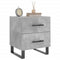 vidaXL Bedside Cabinet Concrete Grey 40x35x47.5 cm Engineered Wood