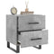 vidaXL Bedside Cabinet Concrete Grey 40x35x47.5 cm Engineered Wood