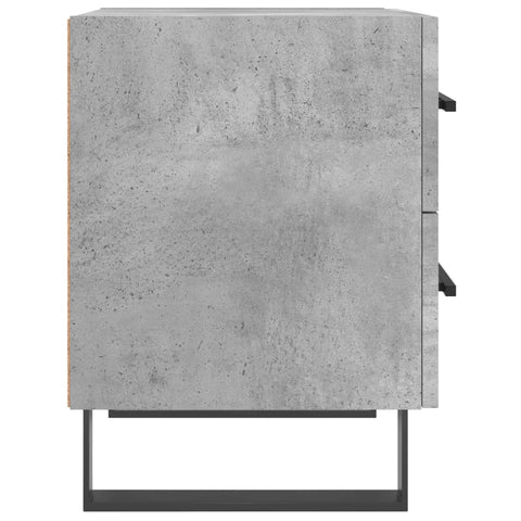 vidaXL Bedside Cabinet Concrete Grey 40x35x47.5 cm Engineered Wood