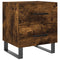 vidaXL Bedside Cabinet Smoked Oak 40x35x47.5 cm Engineered Wood