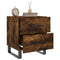 vidaXL Bedside Cabinets 2 pcs Smoked Oak 40x35x47.5 cm Engineered Wood