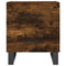 vidaXL Bedside Cabinets 2 pcs Smoked Oak 40x35x47.5 cm Engineered Wood