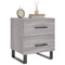 vidaXL Bedside Cabinet Grey Sonoma 40x35x47.5 cm Engineered Wood