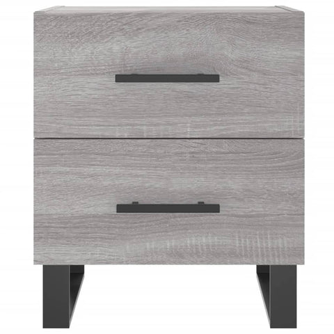 vidaXL Bedside Cabinet Grey Sonoma 40x35x47.5 cm Engineered Wood
