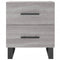 vidaXL Bedside Cabinet Grey Sonoma 40x35x47.5 cm Engineered Wood