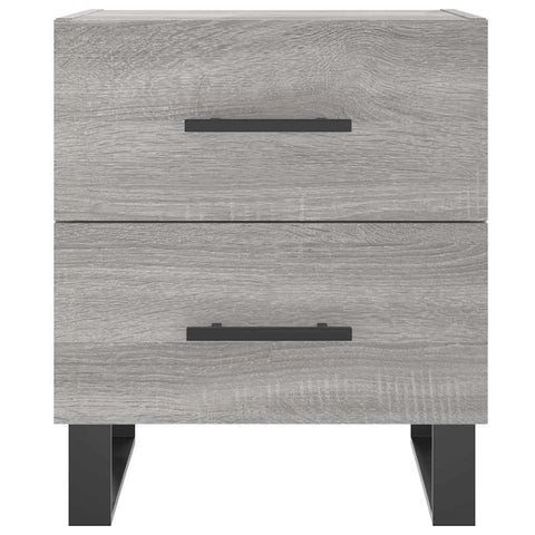 vidaXL Bedside Cabinets 2 pcs Grey Sonoma 40x35x47.5 cm Engineered Wood