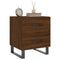 vidaXL Bedside Cabinets 2 pcs Brown Oak 40x35x47.5 cm Engineered Wood