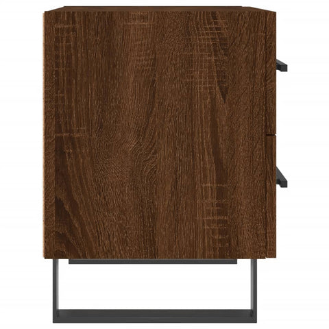 vidaXL Bedside Cabinets 2 pcs Brown Oak 40x35x47.5 cm Engineered Wood
