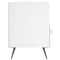 vidaXL Bedside Cabinet White 40x35x47.5 cm Engineered Wood
