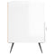 vidaXL Bedside Cabinets 2 pcs High Gloss White 40x35x47.5 cm Engineered Wood