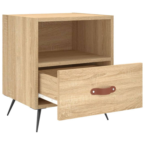 vidaXL Bedside Cabinets 2 pcs Sonoma Oak 40x35x47.5 cm Engineered Wood