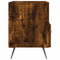 vidaXL Bedside Cabinet Smoked Oak 40x35x47.5 cm Engineered Wood