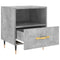 vidaXL Bedside Cabinets 2 pcs Concrete Grey 40x35x47.5 cm Engineered Wood