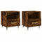 vidaXL Bedside Cabinets 2 pcs Smoked Oak 40x35x47.5 cm Engineered Wood