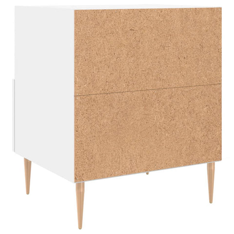 vidaXL Bedside Cabinets 2 pcs White 40x35x47.5 cm Engineered Wood